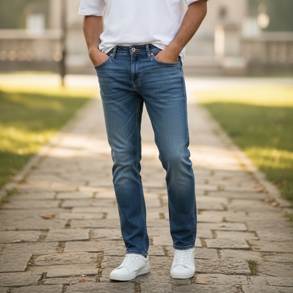 7 For All Mankind Other - ✅Like NWOT 7 For All Mankind Straight Blue Jeans Classic Fit size 32, MENS